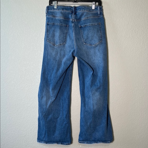 Quince Bella Stretch Relaxed Straight Jeans Size 31 Wide leg Organic Cotton - Picture 5 of 13